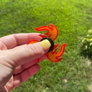 Handmade Flame Fidget Spinner